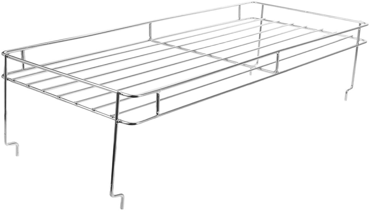 Warmhoudrek RVS Hotdog Grill Accessoire Worstjes Warm Houden Universele Pasvorm 46 x 16 x 11 cm