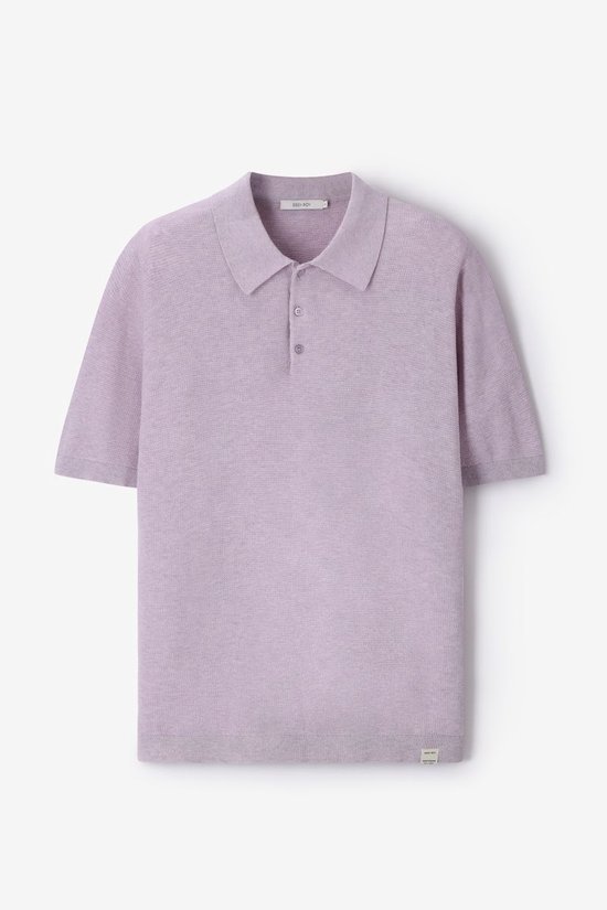 Lichtpaarse Kasjmier Polo
