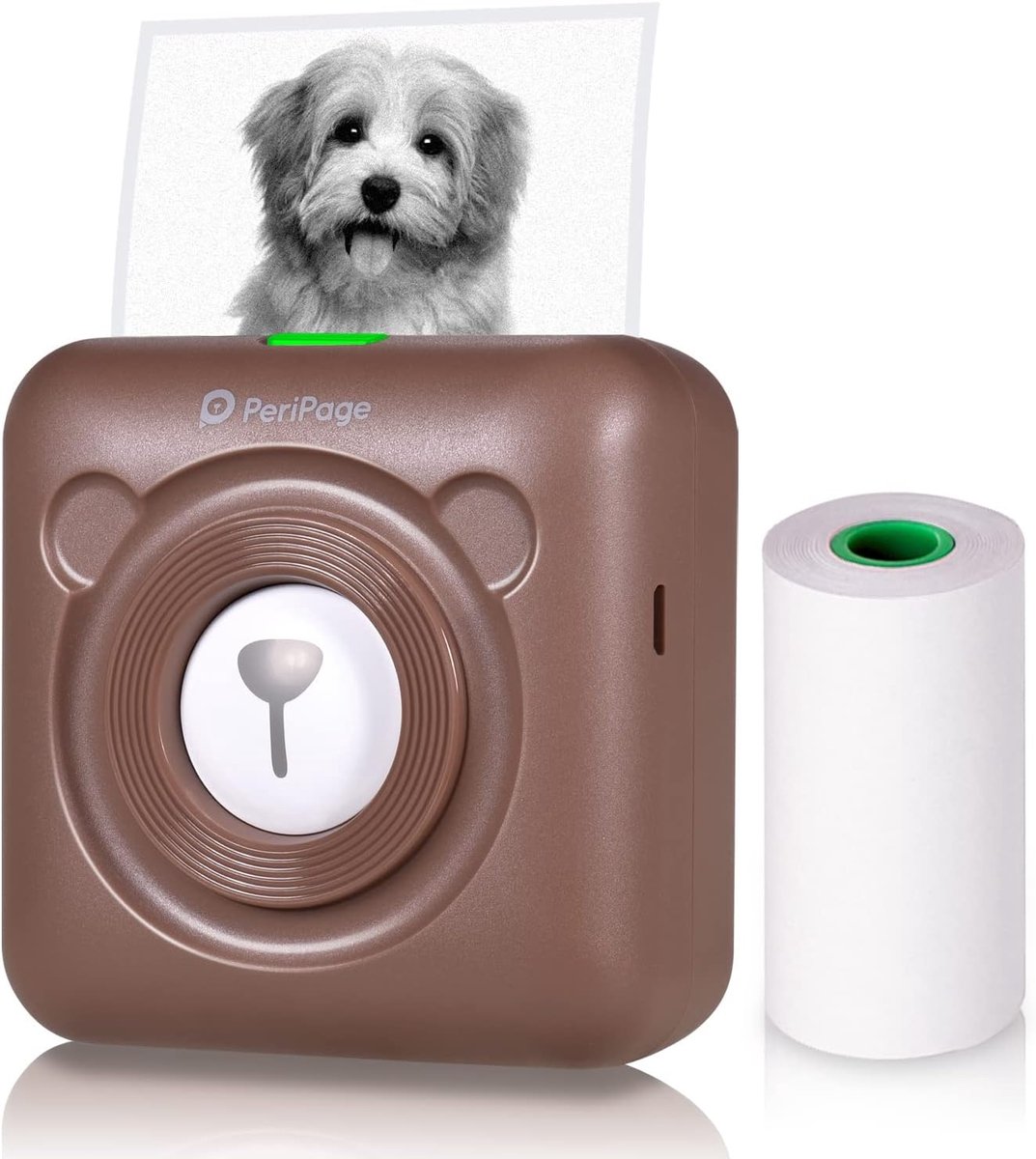 Mini Printer - Label Bon Printer - Direct Printen - Draadloos & USB - Compact Formaat - Zwart
