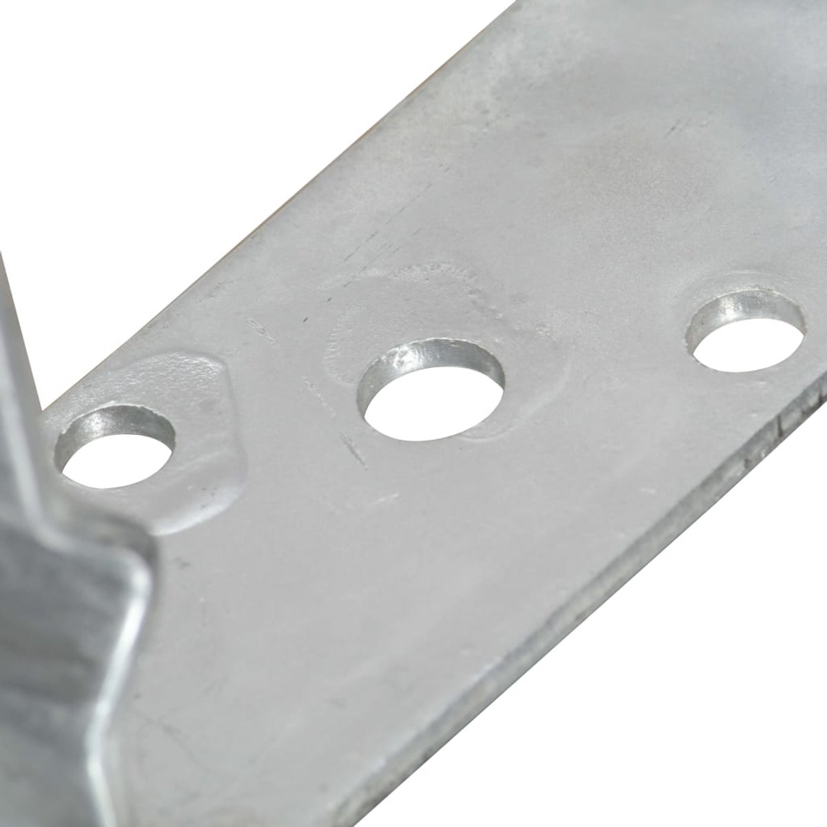 vidaXL - Grondankers - 6 - st - 7x6x15 - cm - gegalvaniseerd - staal - zilverkleurig