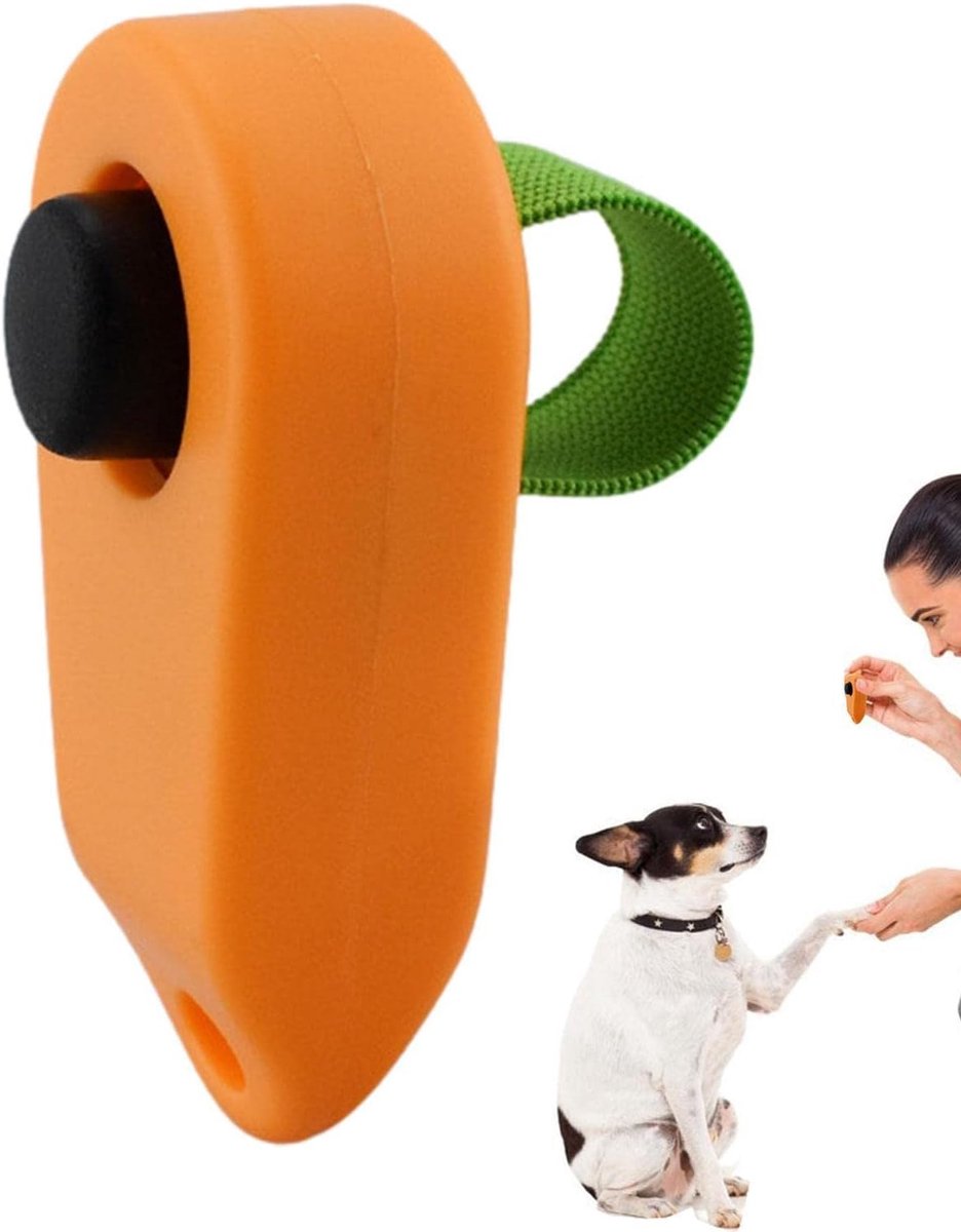 Huisdier Clicker - Trainingshulpmiddel - Positieve Training - Duidelijk Klikgeluid - 3.5x1.7x6.5 cm