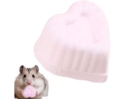 Knaagdier Speelgoed - Knaagsteen Speelgoed - Verrijking Kleine Dieren - Natuurlijke Ingrediënten - 7 x 7 x 3 cm