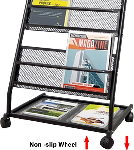 Pengerek Rek Magazine Rek - Documenten Houder - Showroom Inrichting - Ventilerend ...