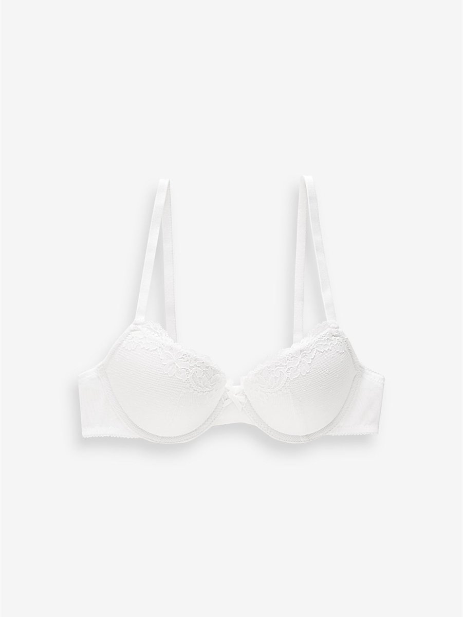 Next Dames - Push-up A-DD balkonbeha met vullingen - Wit White