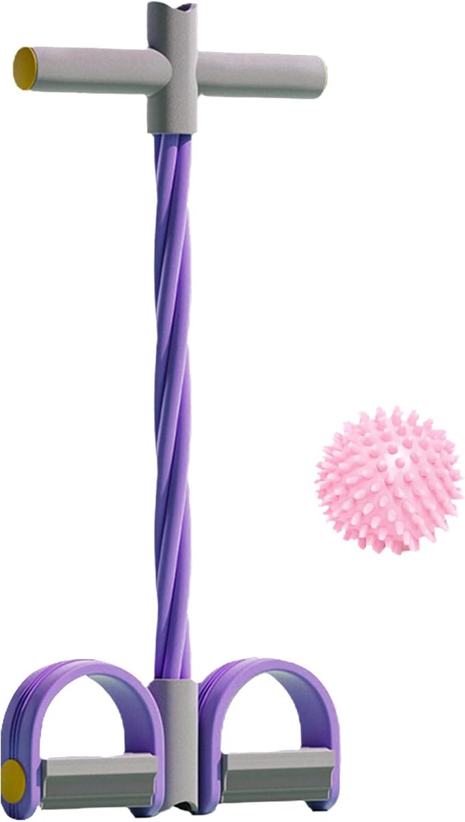 Pedaal Extractor Touw - Weerstandstouw Fitness - Thuis Sporten - Vier Buizen Ontwerp - ca. 26.5 x 46 cm