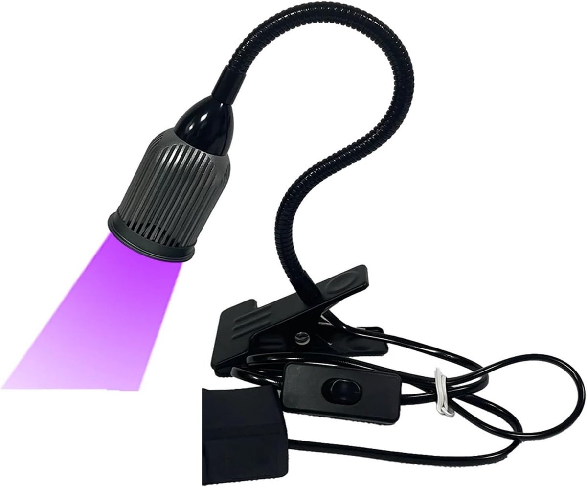 UV Hars Lamp - Lijm Uitharder - Snelle Uitharding - Gemengde Golflengte - 10W Hoog Vermogen - Zilver