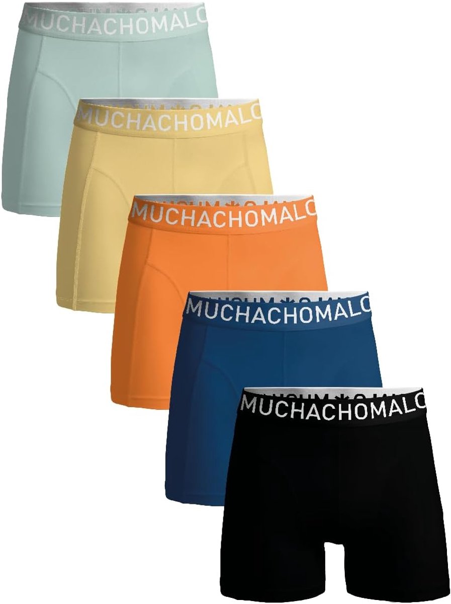 Heren Boxershorts - Onderbroeken Heren - Dagelijks Comfort - Zachte Elastische Band - 5 Pack - Effe Effen