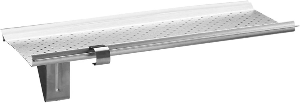 Bladbescherming Goten - Goot Afdekking - Dakgoot Onderhoud - Eenvoudige Installatie - 125mm 2 Meter - Zilver