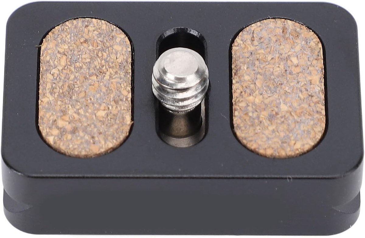 Camera Statiefplaat - Montageplaat Statief - Fotografie Stabiliteit - Antislip Grip - 20mm Schroef