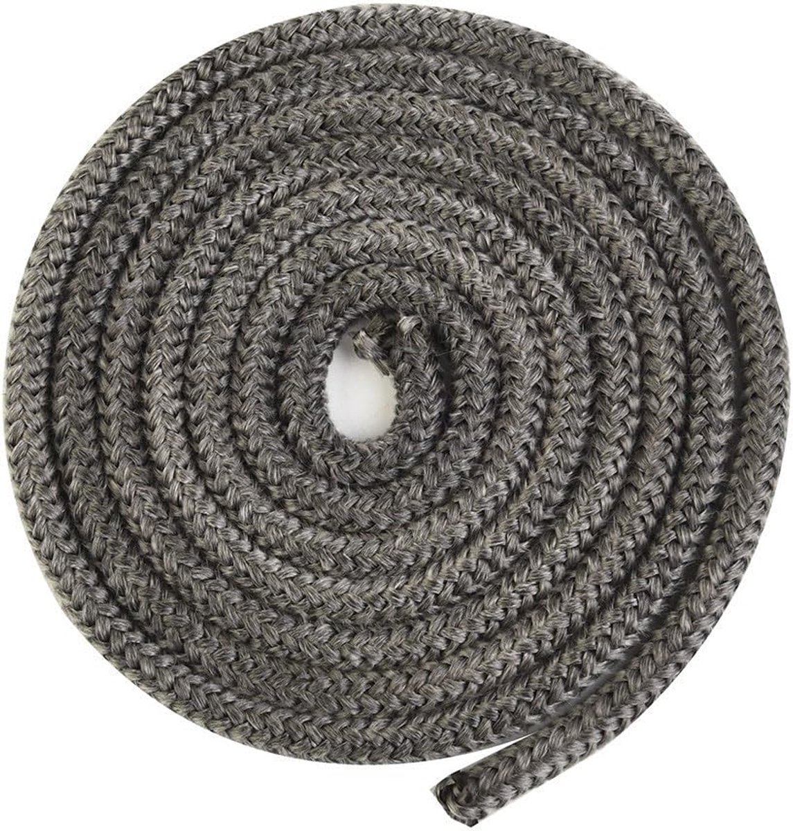 Glasvezel Kachel Touw - Hittebestendig Pakking Koord - Deur Afdichting Kachel - Zachte Elastische Vezel - 6mm Diameter 2m - Zwart