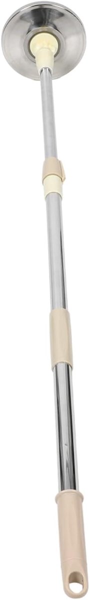 Dweilsteel Accessoires - Vervangende Steel - Efficiënt Schoonmaken - Verstelbare Lengte - 121 cm - Khaki