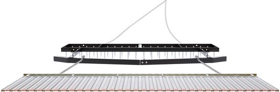 VEVOR Getrokken Eg, 1,84 M Weide-Eg, Weide-Sleepeg, Stalen Veldeg, Gazon-Egaliseerhark, Weide-Sleepeg. Geschikt voor ATV's, UTV's en Tractoren, voor Grindpaden en Velden. — afbeelding 2