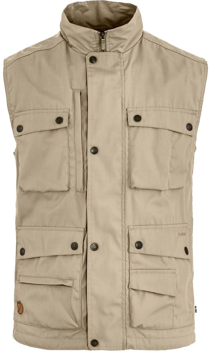 Fjällräven Reporter Lite Vest M – Outdoor Kleding Jassen Winddichte jassen 118_fossil