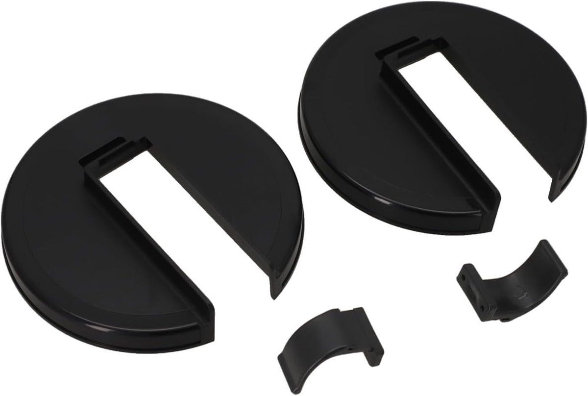 Vervangende Deksel Brouwmand - Koffiezet Accessoires - Veilig Koffie Zetten - Anti-brandwonden Handvat - 14 cm Diameter - Zwart