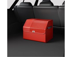 Kofferbak Organizer - Opbergbox Draagbaar - Auto Opslag - Opvouwbaar Met Deksel - 30x30x29cm - Zwart