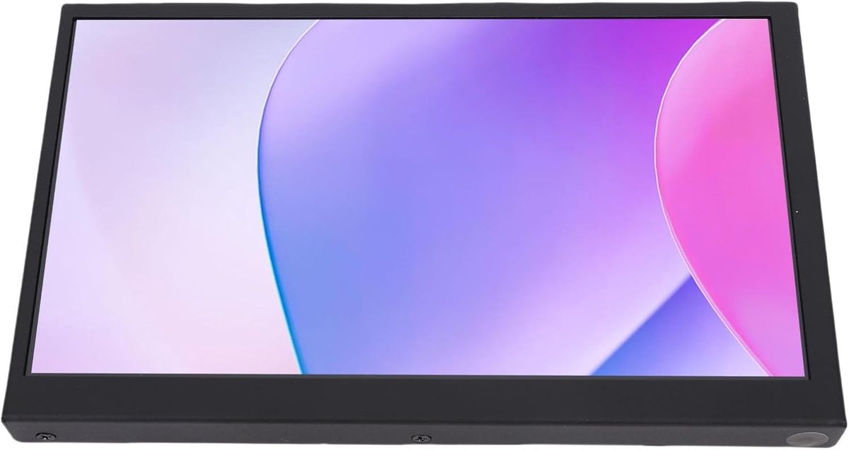 Draagbaar Monitor Scherm - Klein Touchscreen - Systeemstatus Weergeven - Capacitief Touchscreen - 7 Inch - Zwart