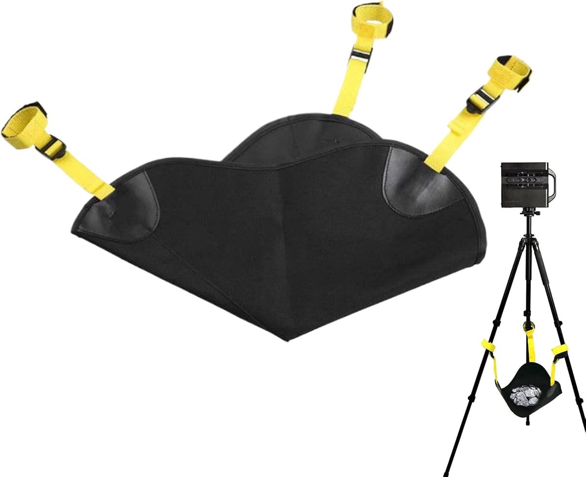Statief Gewicht Zak - Camera Stabilisator - Outdoor Stabiliteit - Opvouwbaar Ontwerp - 38x22x1 cm - Zwart