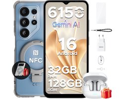 DOOGEE NOTE 56 X PRO VIP- Smartphone - Android 16- UNISOC T7225- 32GB RAM + 128GB ROM / 2TB TF - 6150mAh - 6,56 inch HD+ - 13MP + 8MP - NFC - Face ID - Gemini AI - Widevine L1- GPS