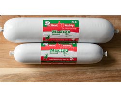 Gestoomde Maaltijdworst Hert 400 gram - Glutenvrij - Best Buddy Pets