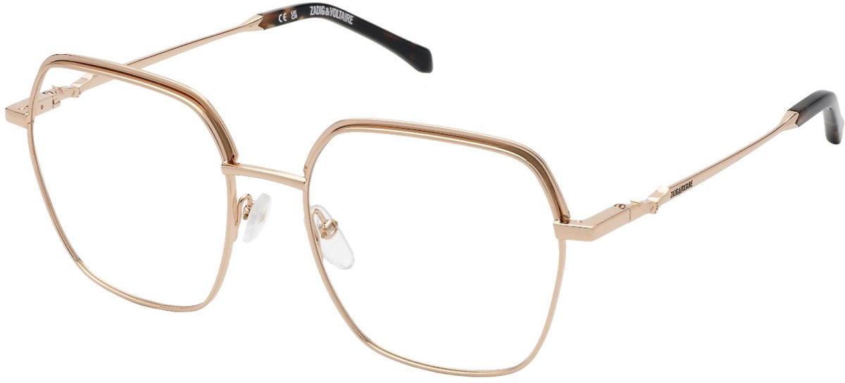 Zadig&voltaire VZV393 Oro ramato lucido 53/18/135 WOMAN Brilmonturen