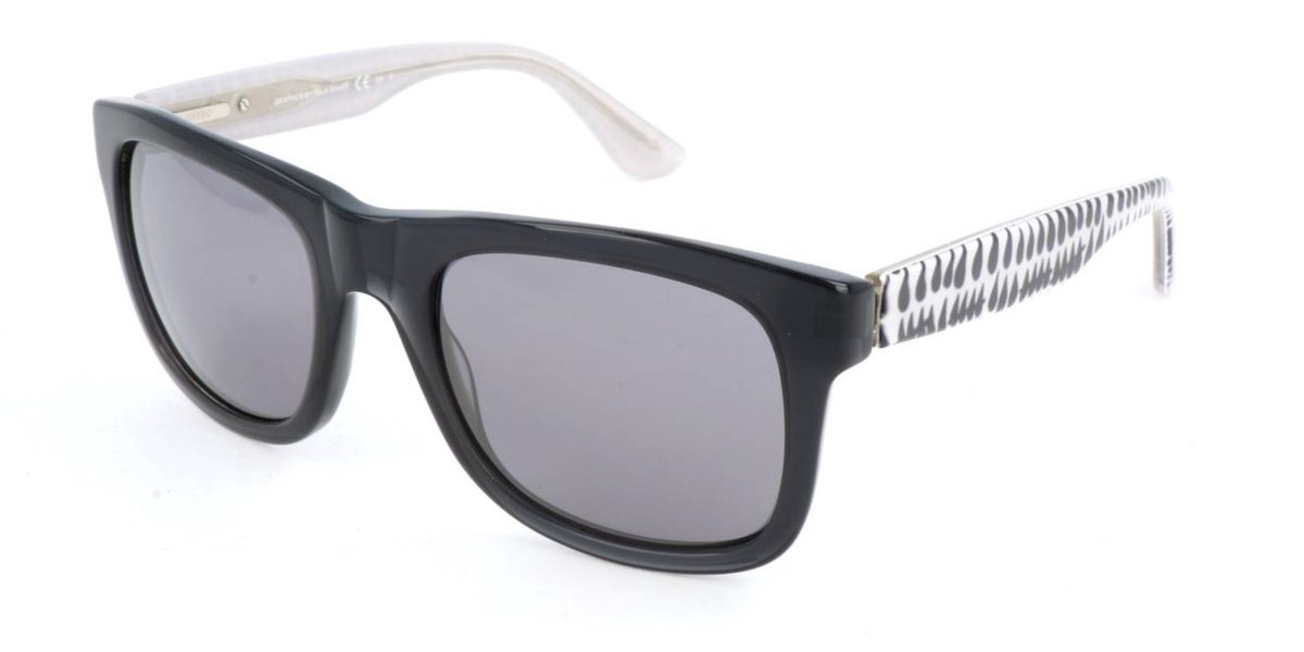 Oxydo OX 1065/FB/S Dark grey black white drops 53/21/145 MAN Zonnebrillen