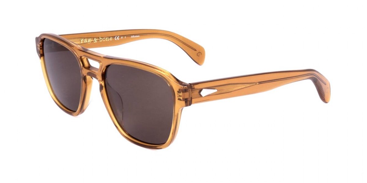Rag & Bone RNB5045/S Brown orange 54/19/145 MAN Zonnebrillen