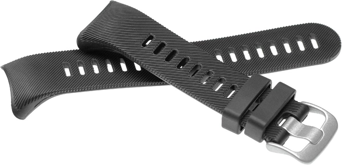 Polsband - Horlogeband - Sportactiviteiten - Verstelbare Lengte - 116 + 91 cm - Zwart