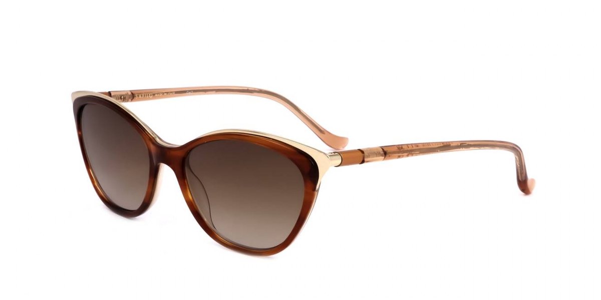 Safilo CIGLIA 01/S Striped beige 53/17/140 WOMAN Zonnebrillen