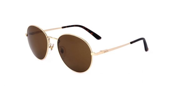 Smith Zonnebril Prep Unisex Cat 3 Polycarbonaat Goud/lichtbruin van Smith — afbeelding 2