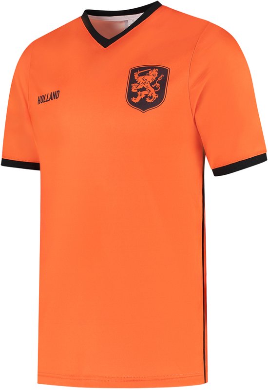 Nederlands Elftal Voetbalshirt - Oranje Shirt Koningsdag Nederlands Elftal Shirt - WK 2026 - Voetbalshirts Kinderen - Jongens en Meisjes - Sportshirts - Volwassenen - Heren en Dames-140