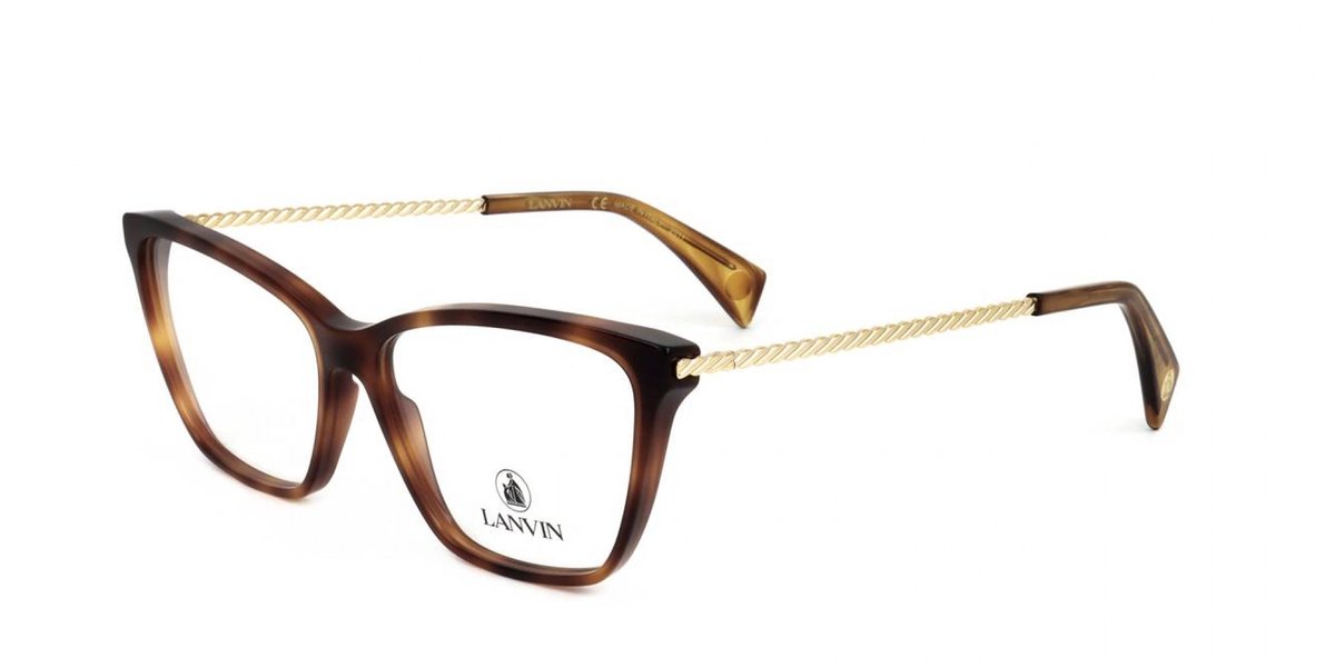 Lanvin LNV2605 Havana 56/14/140 WOMAN Brilmonturen