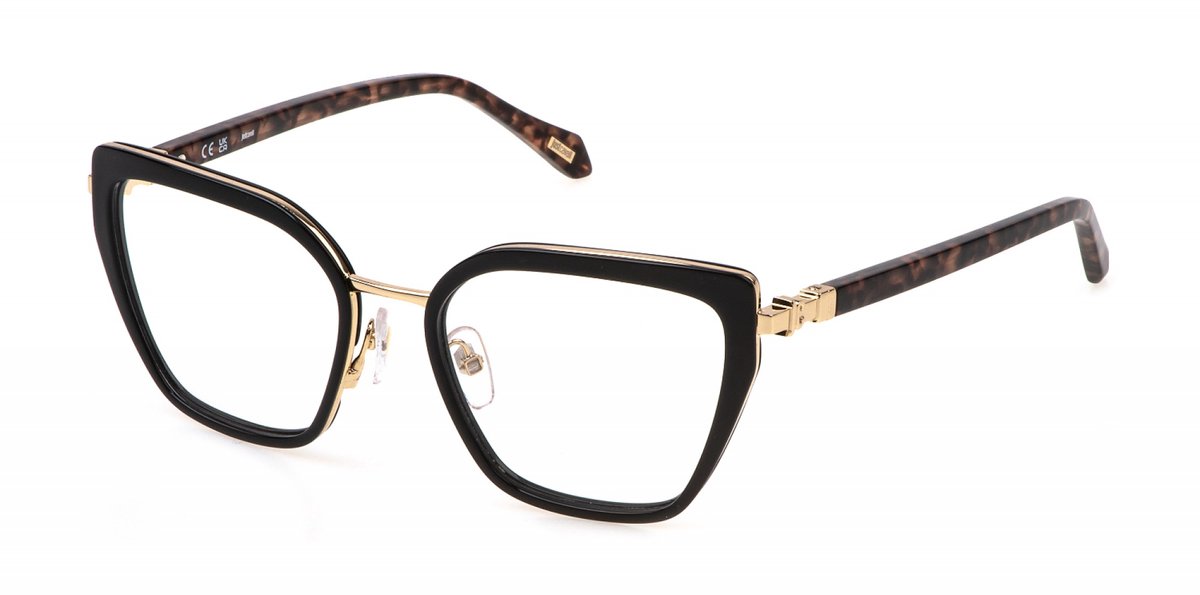 Just Cavalli Vjc071 Vrouw Met Bril Zwart