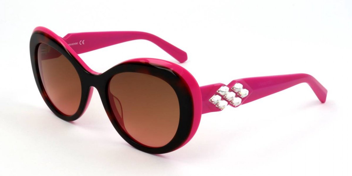 Swarovski SK0224 Havana 54/20/140 WOMAN Zonnebrillen