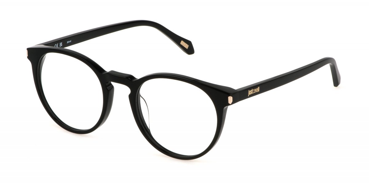 Just Cavalli VJC049 Nero lucido 50/20/145 MAN Brilmonturen