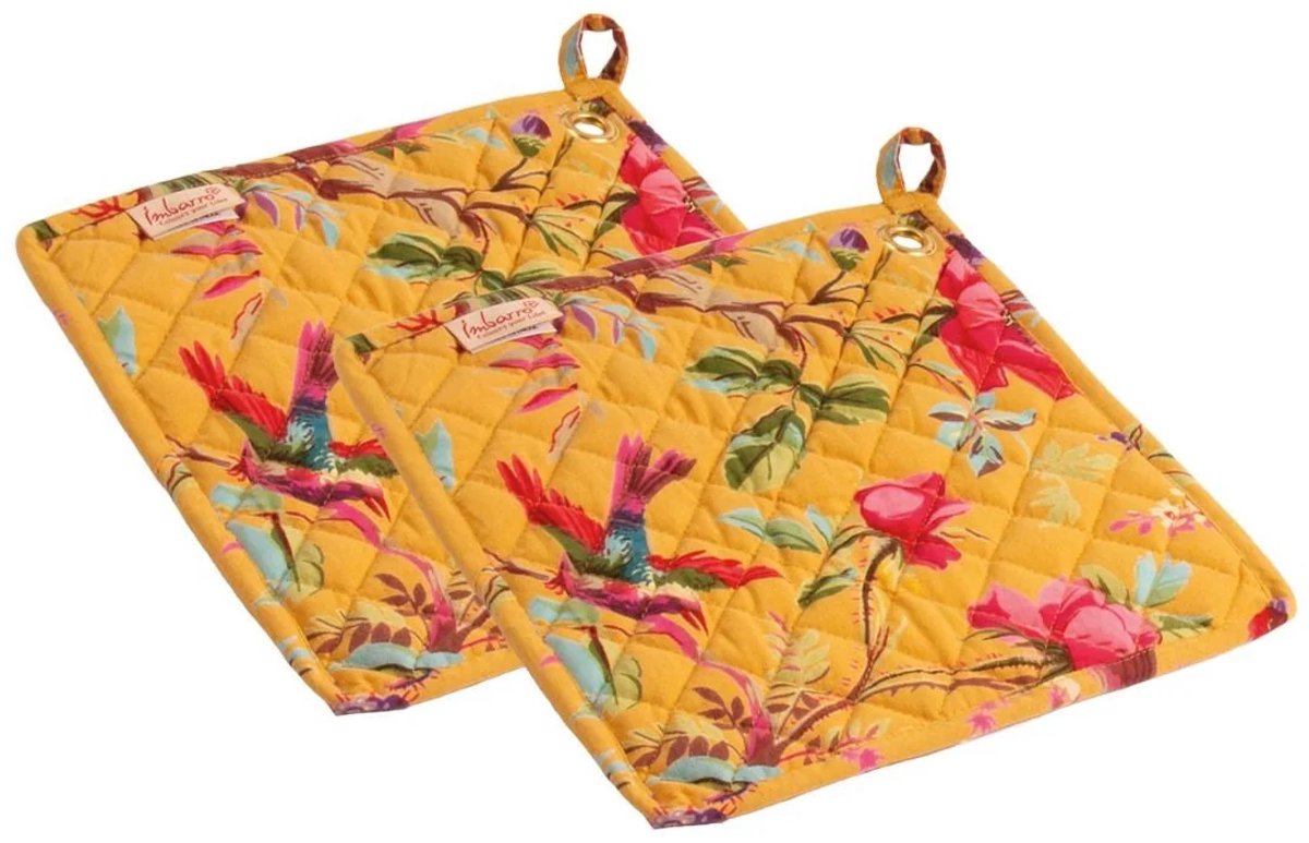Imbarro Pannenlappen set-van-2 Paradise Yellow 25x25cm