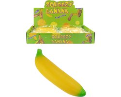 Stressbal - Squeezy Banana - Banaan - Fidget - 1 stuk