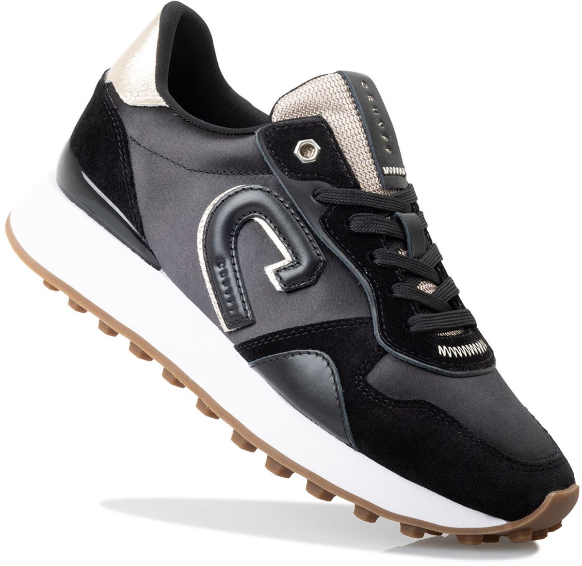Cruyff Parkrunner Lux zwart goud sneakers dames (s) (CC244990960)