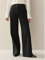 Next - Dames - Slim Lift and Shape Wide Leg Jeans - Zwart