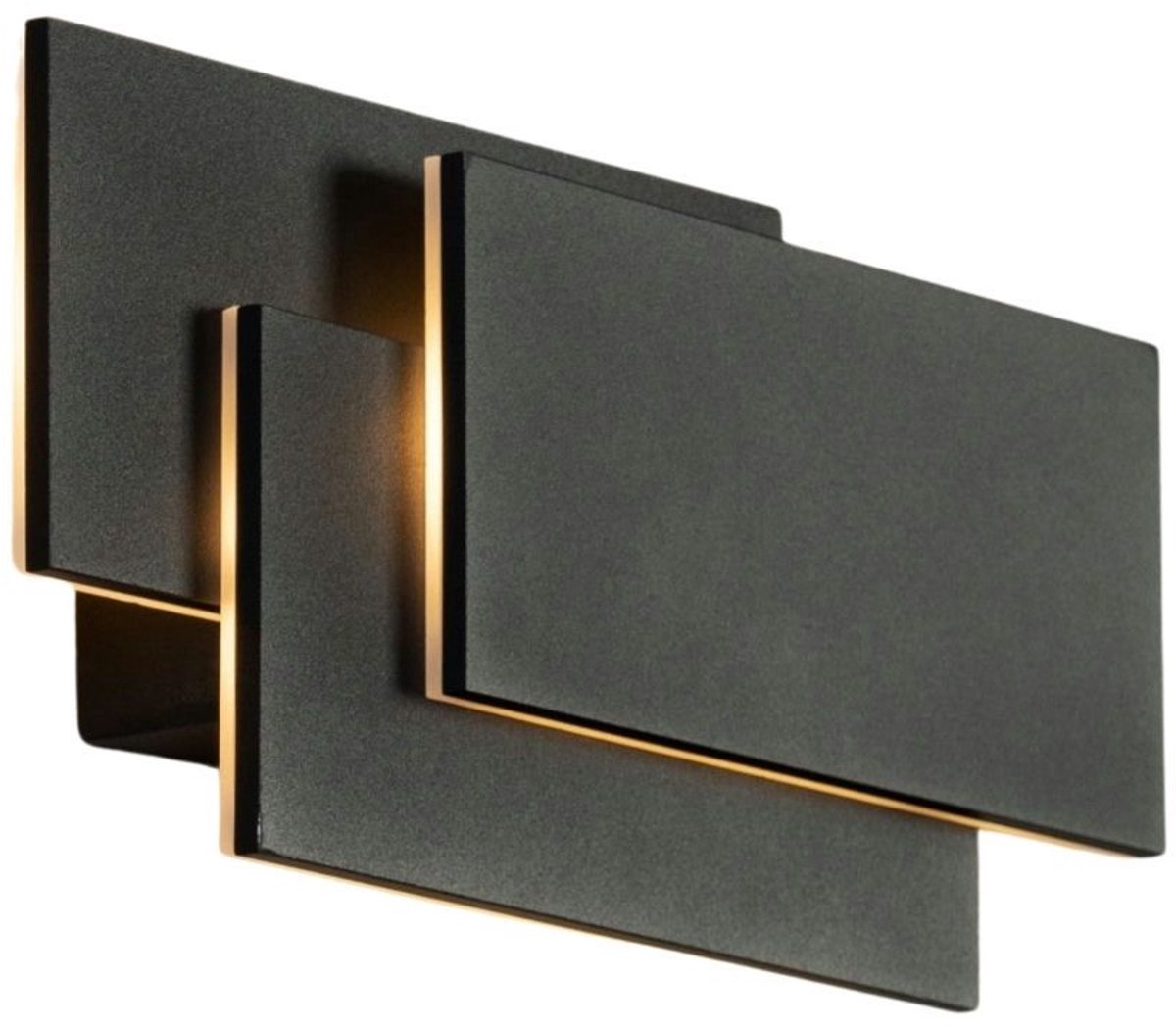 Kosilum - Trio - Wandlamp - Zwart - Aluminium
