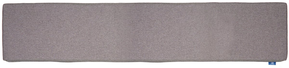 LuLu - 1 Luxe Picknickbank Kussen - 150x24 cm - 1 Stuk - Waterafstotend Tuinkussen - Zand / Beige - 4cm Dik - Met bevestigingsbanden.