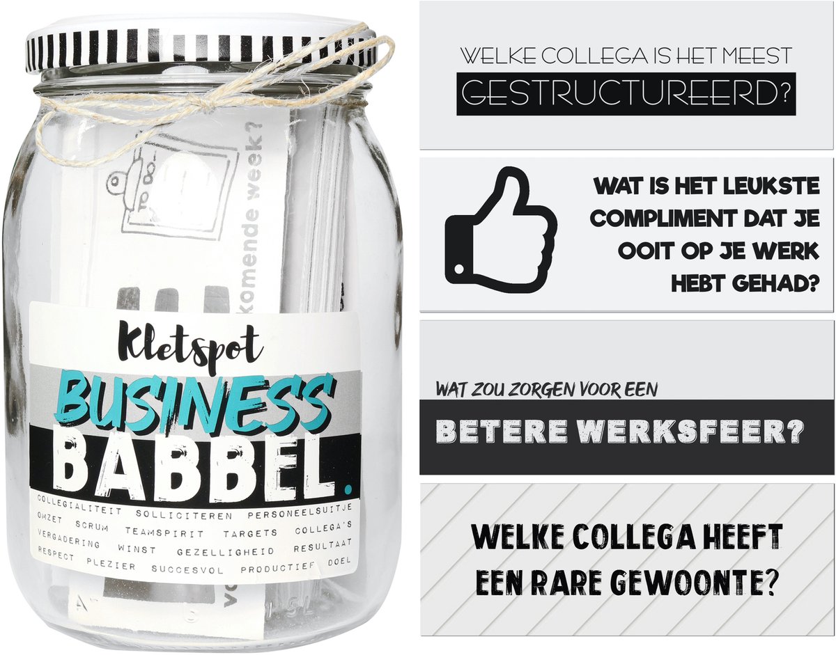 Kletspot Business Babbel. Zakelijk, voor bedrijven en organisaties.