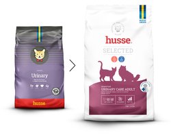 Husse Katt Urinary - Blaasgruis, Kattenvoer Droogvoer, Kattenbrokken Struvite - Kattenvoeding 100% Natuurlijk - 7 kg