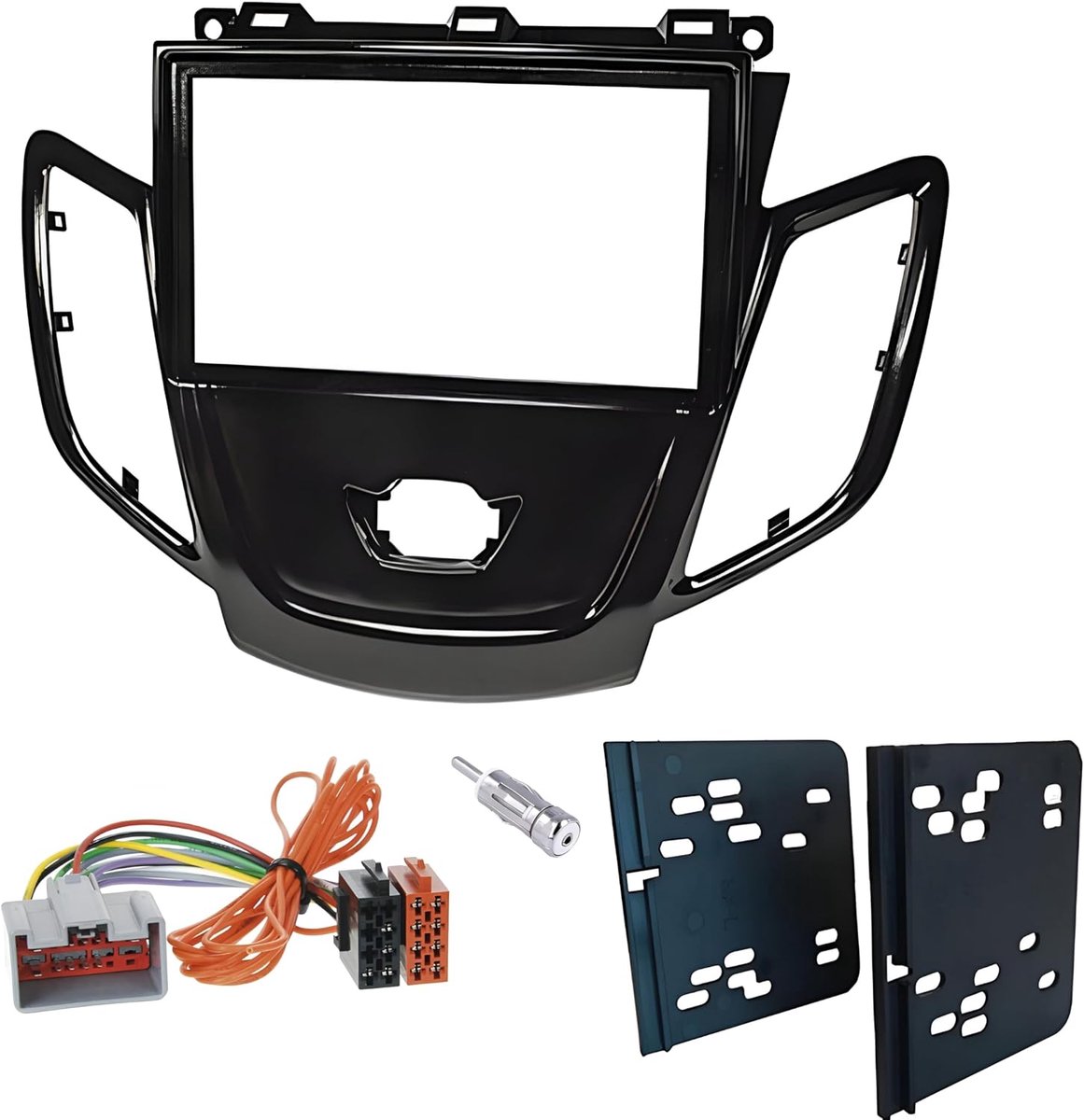 Radio Paneel Kit - Inbouwframe Dubbel Din - Auto Radio Installatie - Maatwerk Pasvorm - 2-DIN