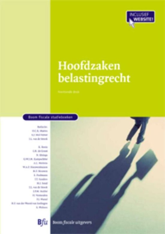 Hoofdzaken belastingrecht - cover