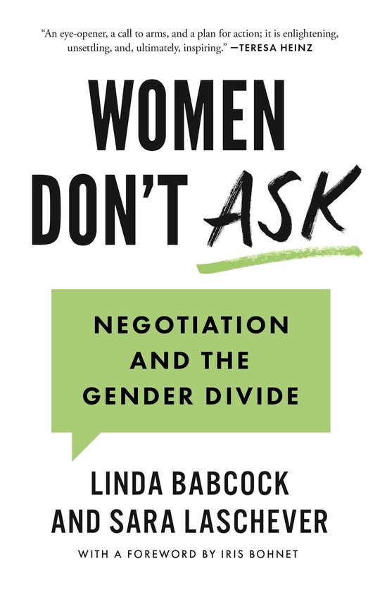 Women Don`t Ask – Negotiation and the Gender Divide - cover