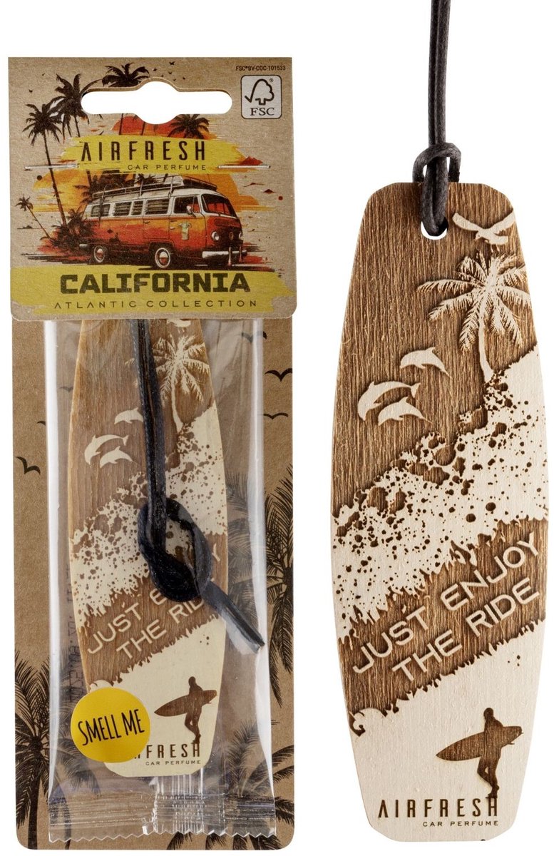 Airfresh - Auto Parfum - Auto Luchtverfrisser - Auto Geurverfrisser - Parfum Voor Jou - autoaccessoires - California