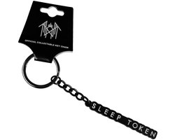 Sleep Token - Porte-clés Logo Texte - Noir/Blanc