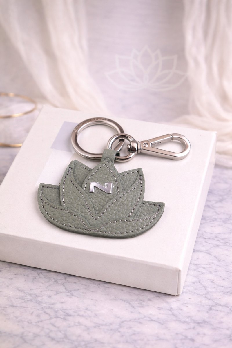 Nathan Baume Lotus Keyring Bamboo