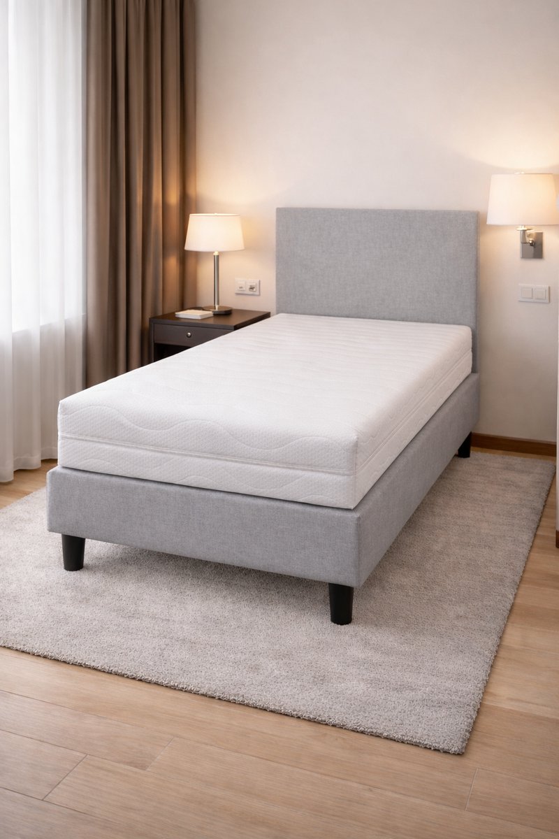Boxspring Enschede - Zelf samenstellen - OP MAAT bij DER Bedding - 135x170 + (Verkrijgbaar in alle kleuren en maten)