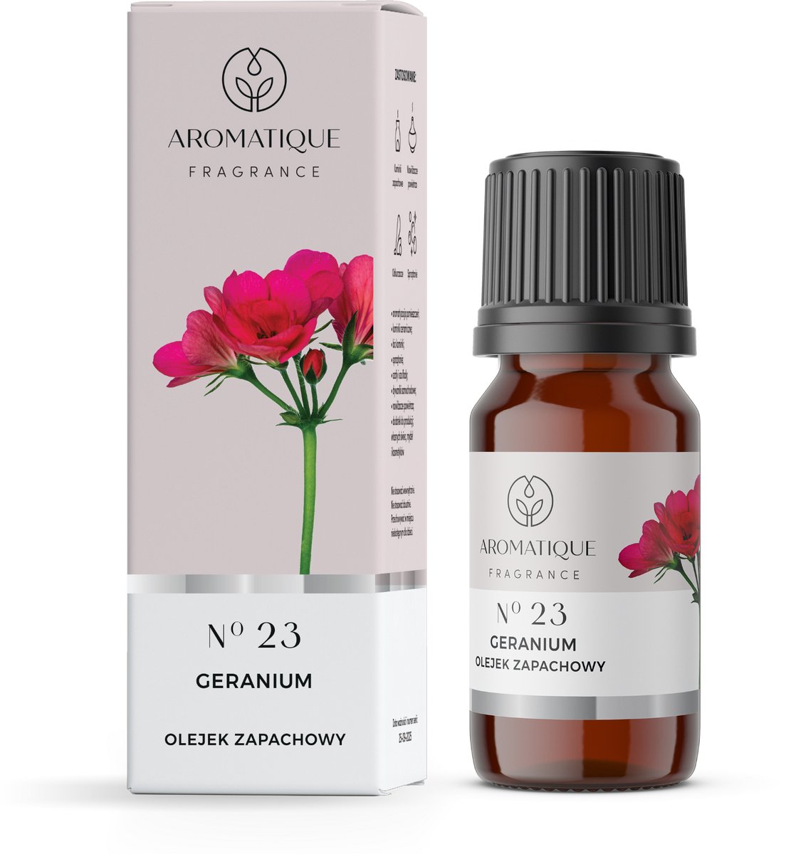 Aromatique Geranium - Geurolie - 12ml - Bloemig Aroma - Verbetert de Stemming